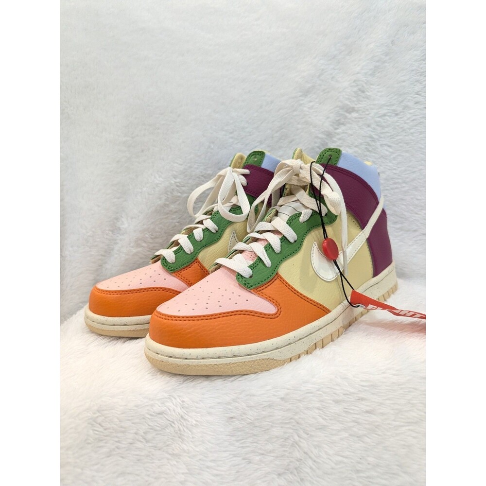 Nike Multicolor High Top Sneakers Youth 6Y Women’s 7.5 Colorblock Retro Style